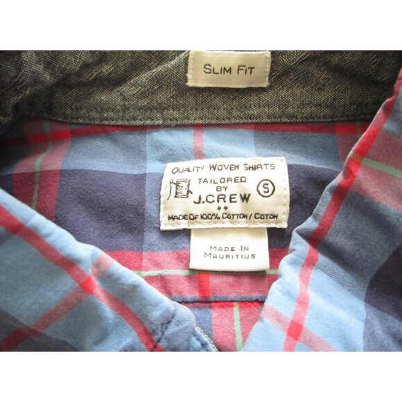 Men J Crew Slim Fit Button Cotton Long Sleeve Shirt Sz S (MT621) - Picture 2 of 9